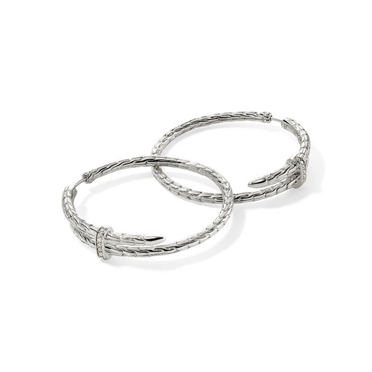 SPEAR HOOP EARRS 34MM