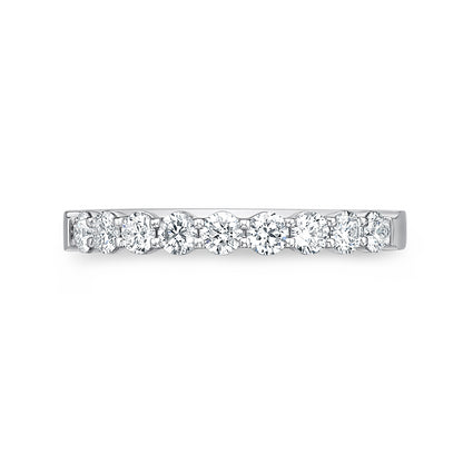 PLATINUM PETITE DIAMOND .52CTW BAND