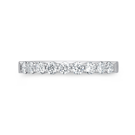 PLATINUM PETITE DIAMOND .52CTW BAND