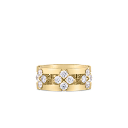 18KY LOVE IN VERONA DIAMOND OPEN FRAME RING