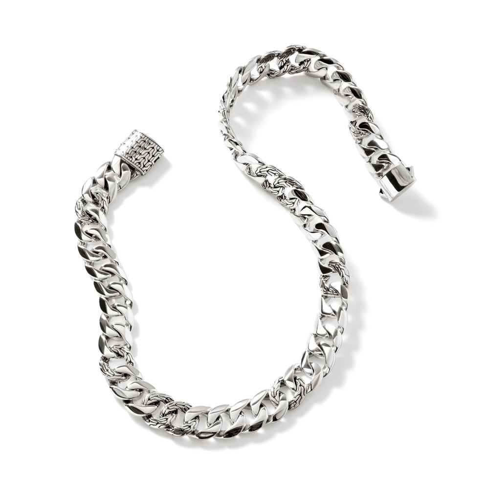 SS 14MM CLASSIC CURB CHAIN NECKLACE
