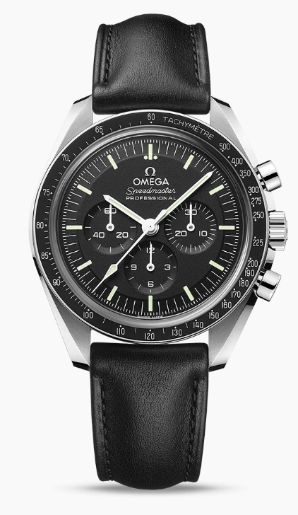 42M SS MOONWATCH BLACK CHRONO DIAL