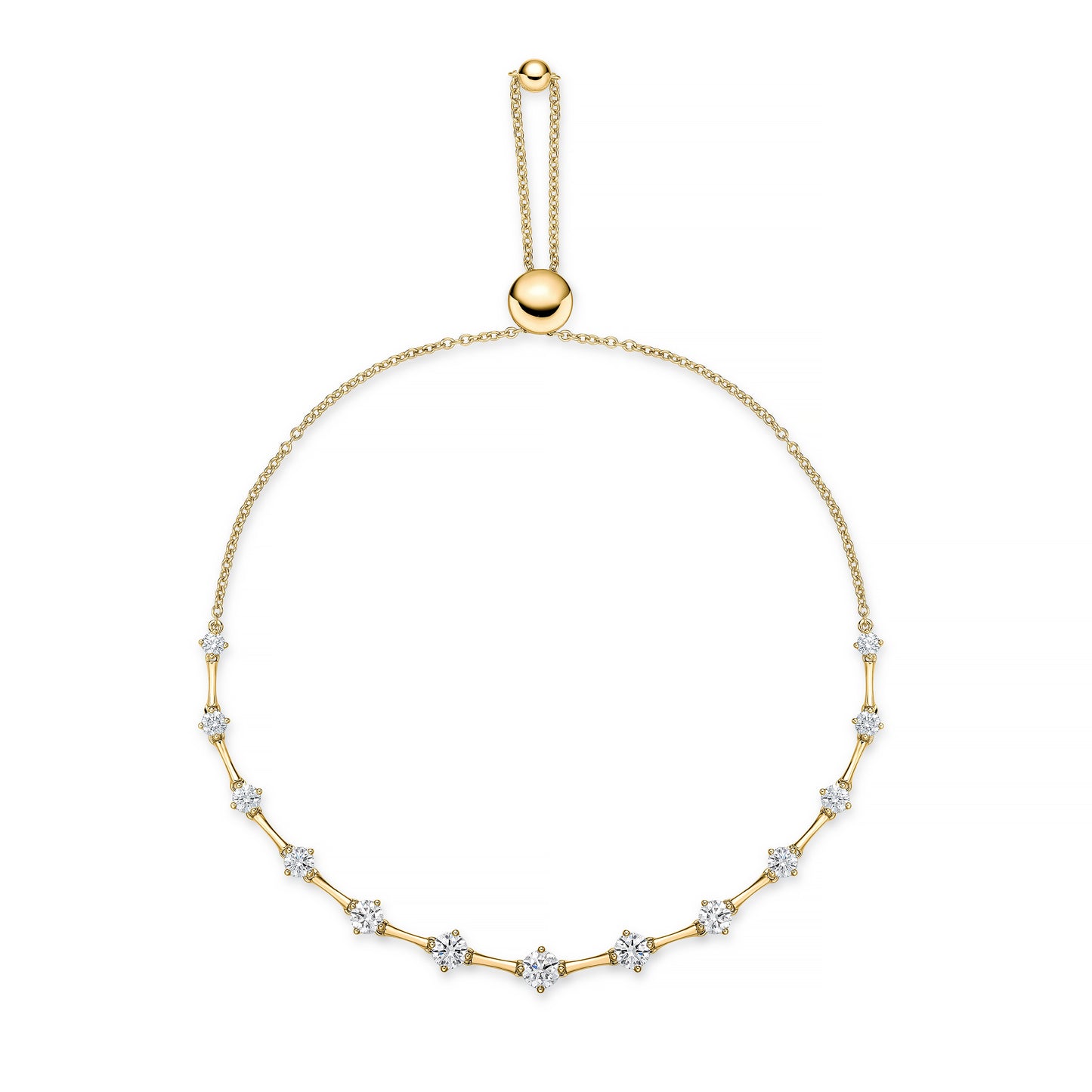 18KY DIA 1.26TW CADENCE BOLO BRAC