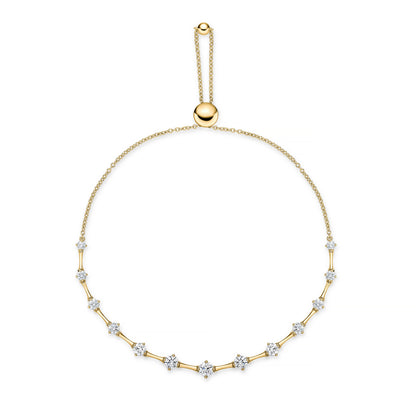 18KY DIA 1.26TW CADENCE BOLO BRAC