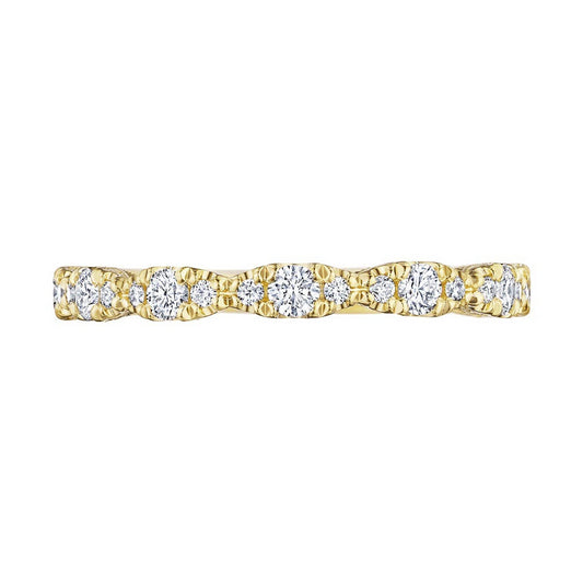 18KY DIAMOND BAND .56TWT