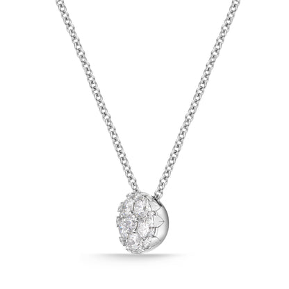 18KW HARMONY CLUSTER DIAMOND PENDANT