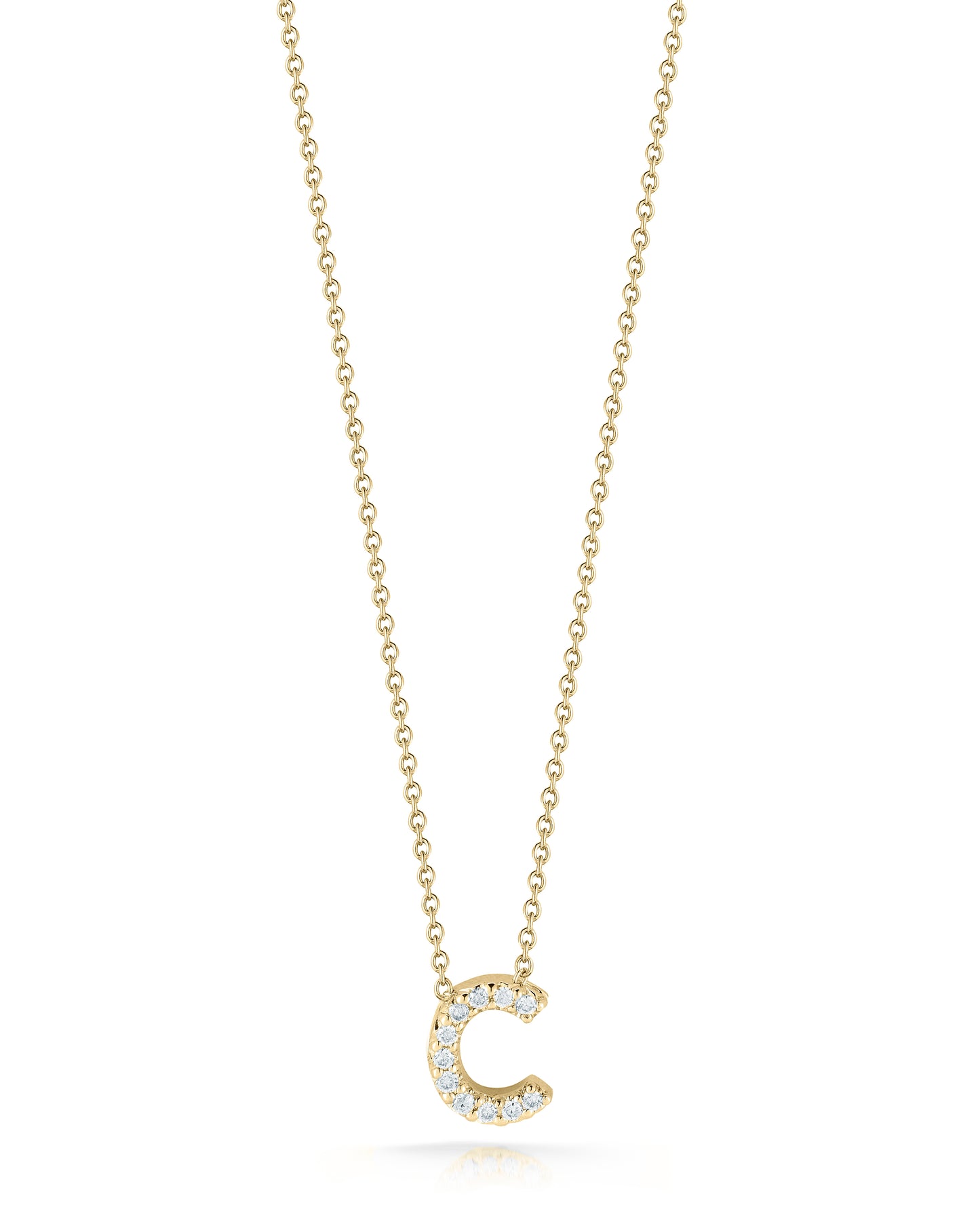 18KY TINY TREASURES DIAMOND LOVE LETTER C