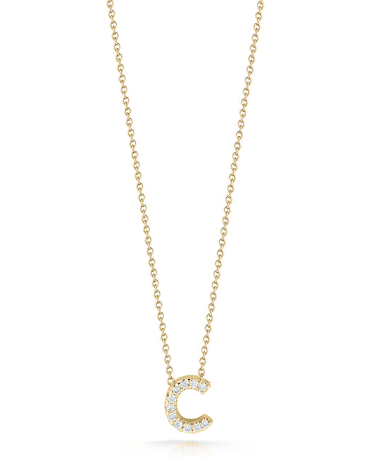 18KY TINY TREASURES DIAMOND LOVE LETTER C
