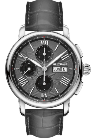 43MM STAR LEGACY GRAY CHRONO DAY/DATE DIAL