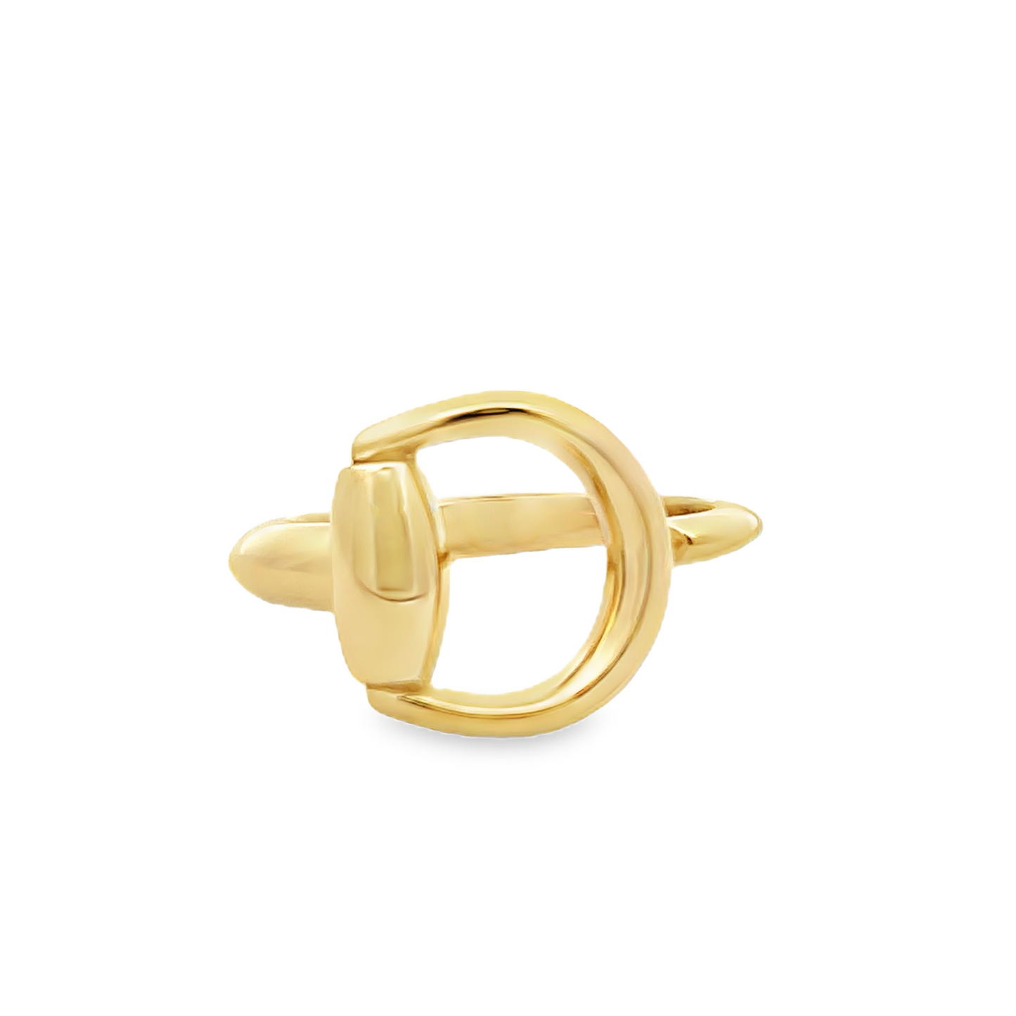 18KY HORSEBIT RING