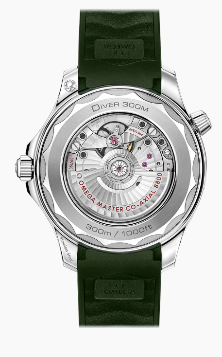 42MM SS SEAMASTER DIVER 300M GREEN DIAL
