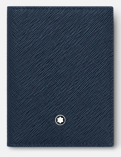 SARTORIAL CARD HOLDER 4CC BLUE