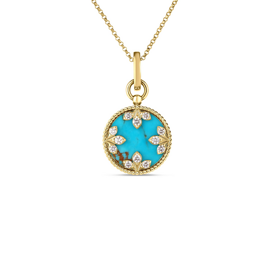 18KY VENETIAN MEDALLIONS MEDIUM PENDANT NECKLACE