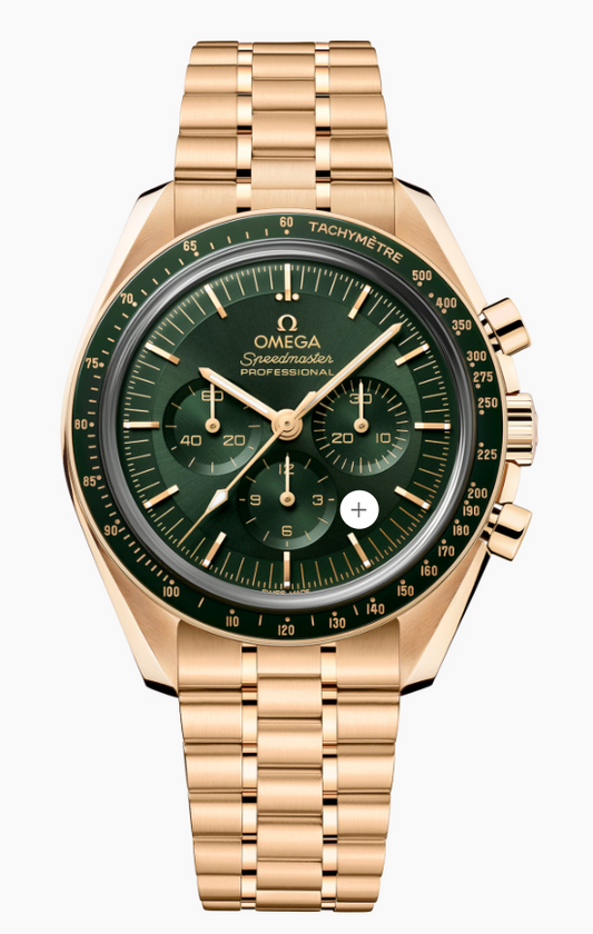 42MM 18KY SPEEDMASTER MOONWATCH PROFESSIONAL GREEN DIAL