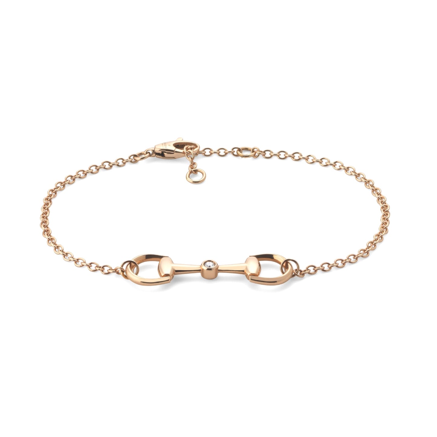 18KR HORSEBIT BRACELET W/DIAMOND