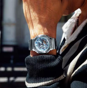 G-STEEL 2100 SERIES LIGHT BLUE DIAL