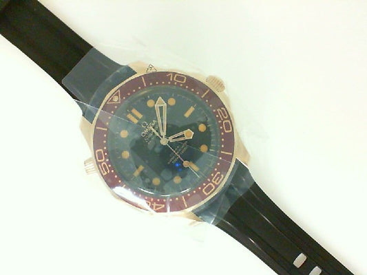 42MM BRONZE GOLD SEAMASTER DIVER 300M RUB STRAP