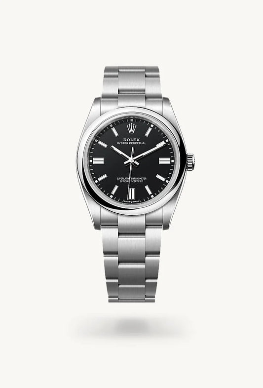 rolex Oyster Perpetual in Oystersteel, M126000-0014 - Weston Jewelers