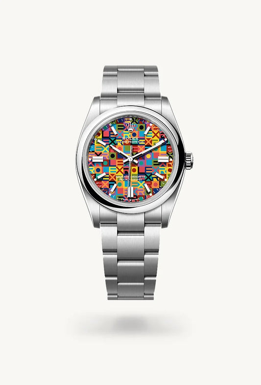 rolex Oyster Perpetual in Oystersteel, M126000-0016 - Weston Jewelers