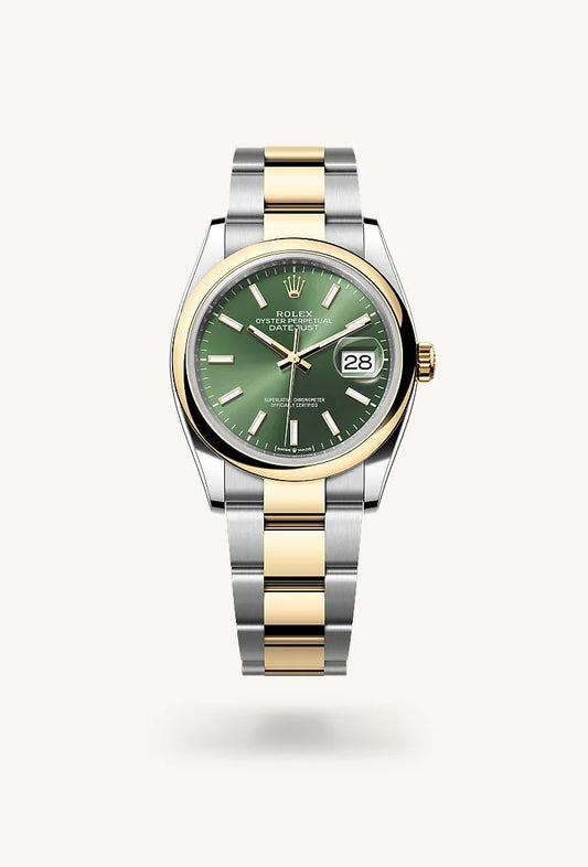 rolex Datejust in Yellow Rolesor - combination of Oystersteel and yellow gold, M126203-0058 - Weston Jewelers