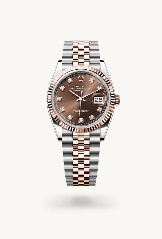 rolex Datejust in Everose Rolesor - combination of Oystersteel and Everose gold, M126231-0053 - Weston Jewelers