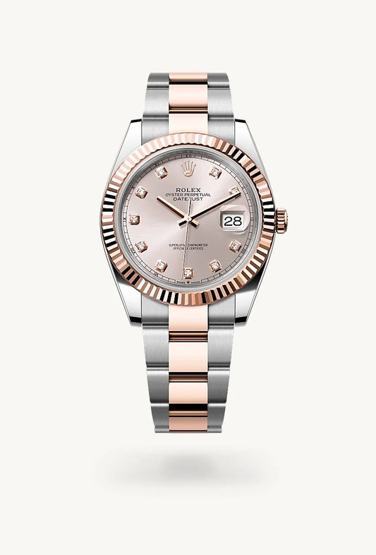 rolex Datejust in Everose Rolesor - combination of Oystersteel and Everose gold, M126331-0007 - Weston Jewelers