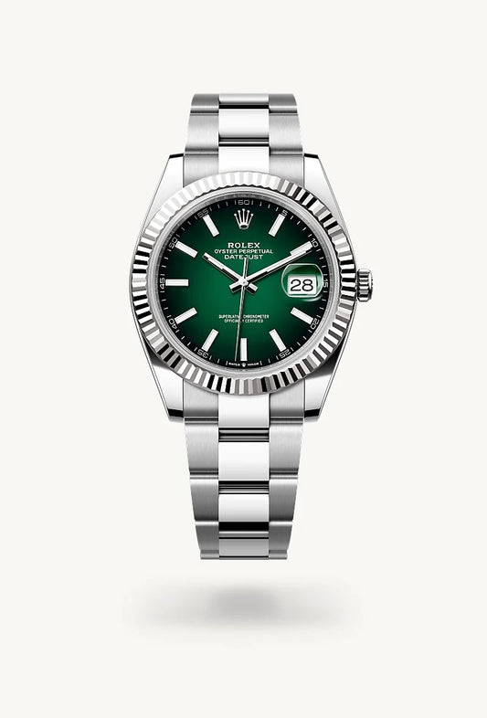 rolex Datejust in White Rolesor - combination of Oystersteel and white gold, M126334-0033 - Weston Jewelers