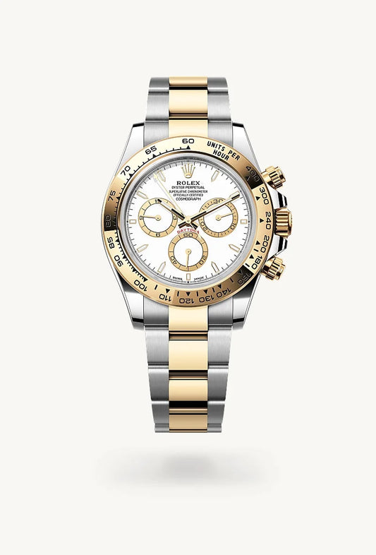 rolex Cosmograph Daytona in Yellow Rolesor - combination of Oystersteel and yellow gold, M126503-0001 - Weston Jewelers