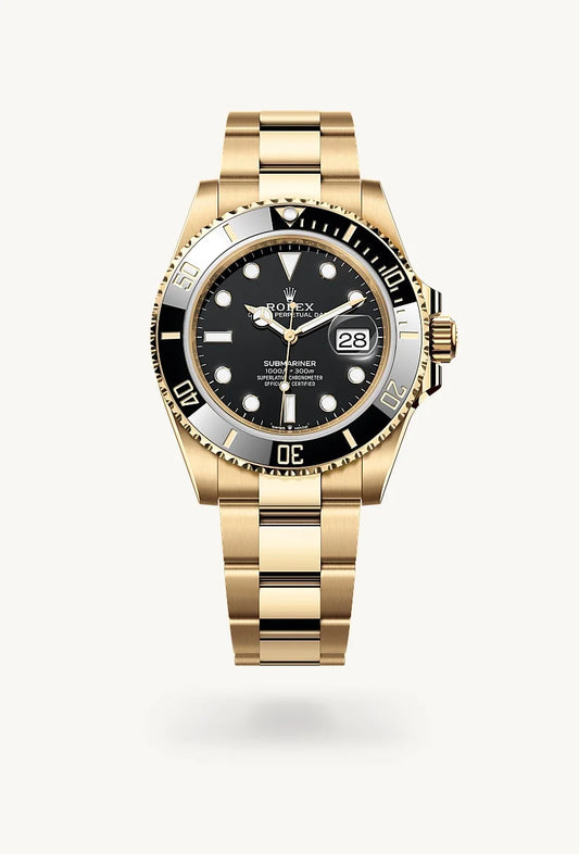 rolex Submariner in 18 kt yellow gold, M126618LN-0002 - Weston Jewelers