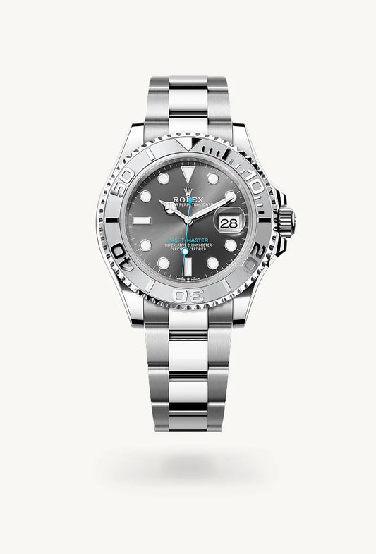 rolex Yacht-Master in Rolesium - combination of Oystersteel and platinum, M126622-0001 - Weston Jewelers