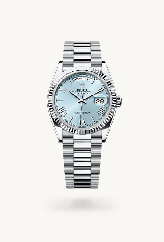 rolex Day-Date in Platinum, M128236-0018 - Weston Jewelers