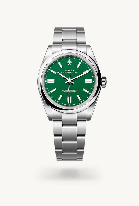 rolex Oyster Perpetual in Oystersteel, M134300-0004 - Weston Jewelers