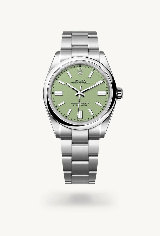 rolex Oyster Perpetual in Oystersteel, M134300-0006 - Weston Jewelers