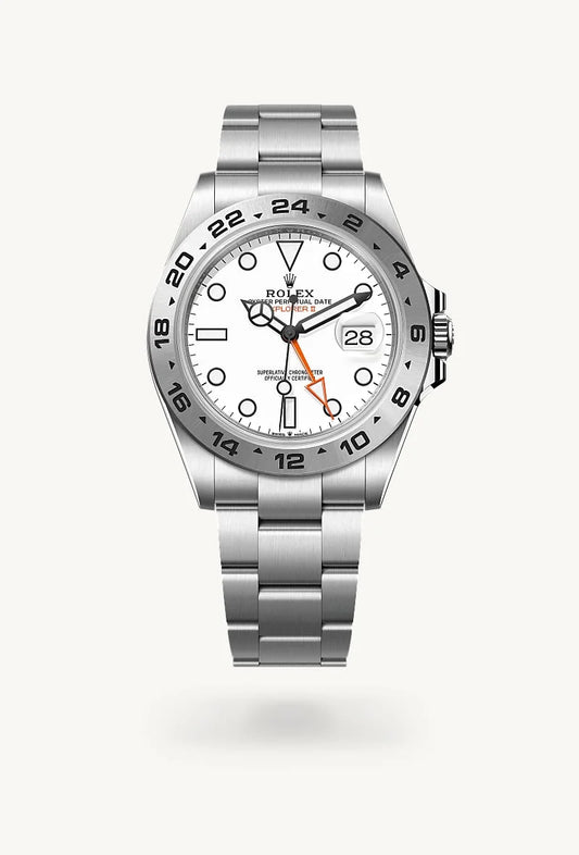 rolex Explorer II in Oystersteel, M226570-0001 - Weston Jewelers