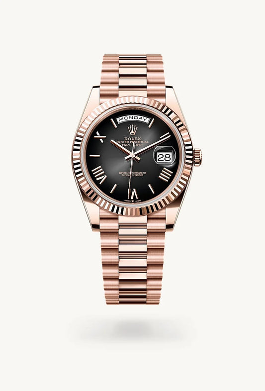 rolex Day-Date in 18 kt Everose gold, M228235-0055 - Weston Jewelers