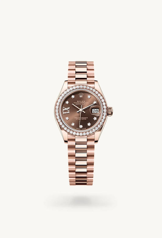 rolex Lady-Datejust in 18 kt Everose gold, M279135RBR-0001 - Weston Jewelers