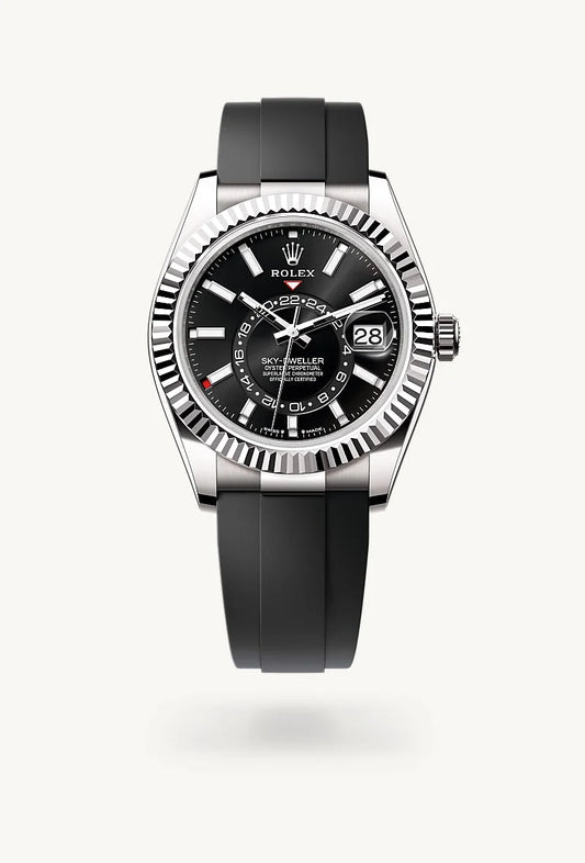 rolex Sky-Dweller in 18 kt white gold, M336239-0002 - Weston Jewelers