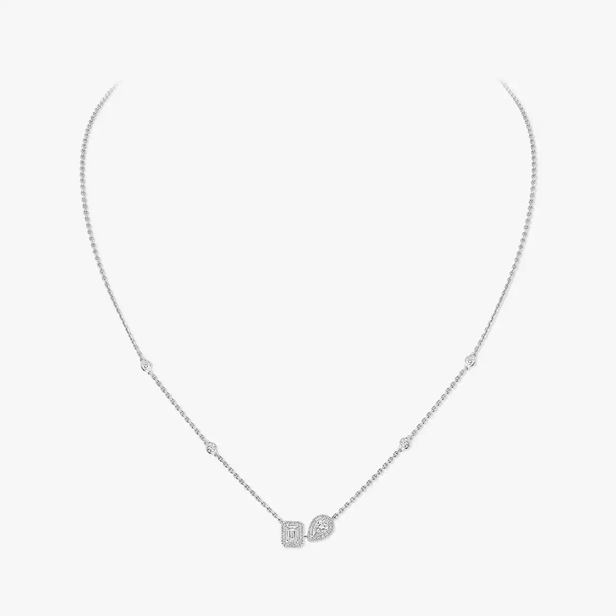 18KW MY TWIN TOI & MOI DIAMOND NECKLACE