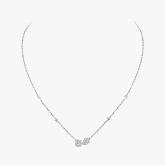 18KW MY TWIN TOI & MOI DIAMOND NECKLACE