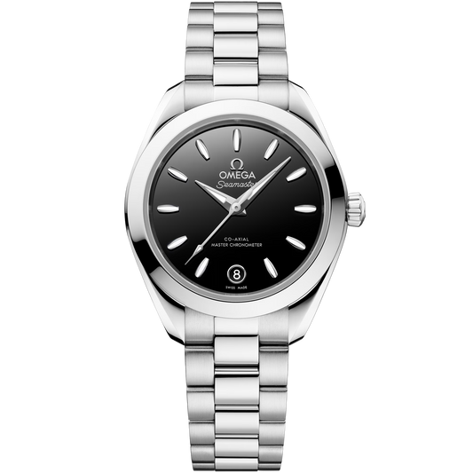 30MM SEA AT STST BLK DIAL