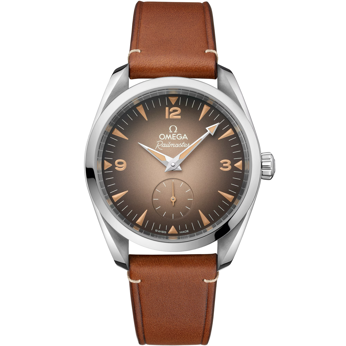 38MM SS SEA RAILMASTER BRN DL STP