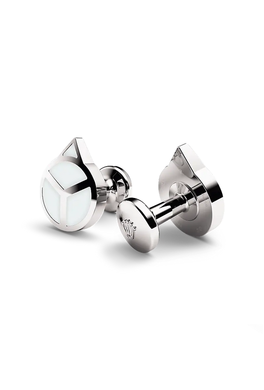 Rolex ‘Hand’ cufflinks White gold and luminescent material A1029 at Weston Jewelers