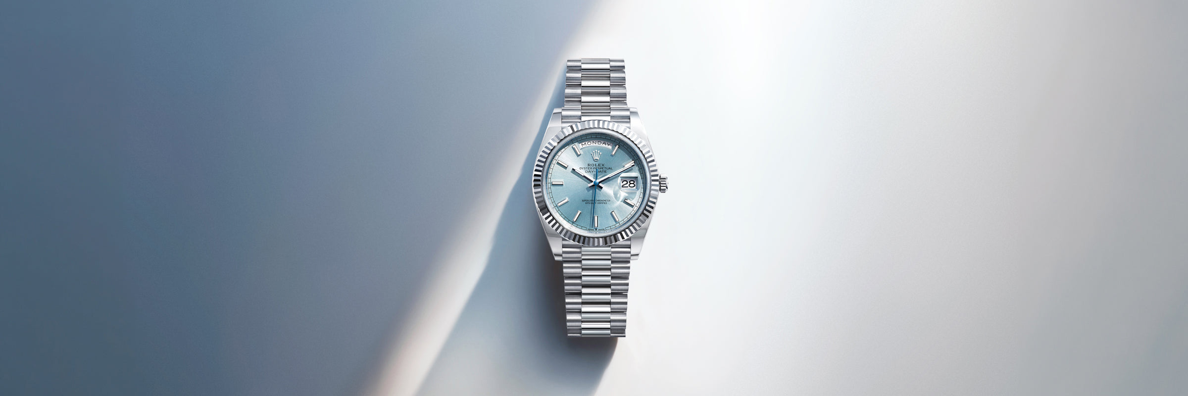 Rolex Day-Date in Platinum, M128236-0018 - Weston Jewelers