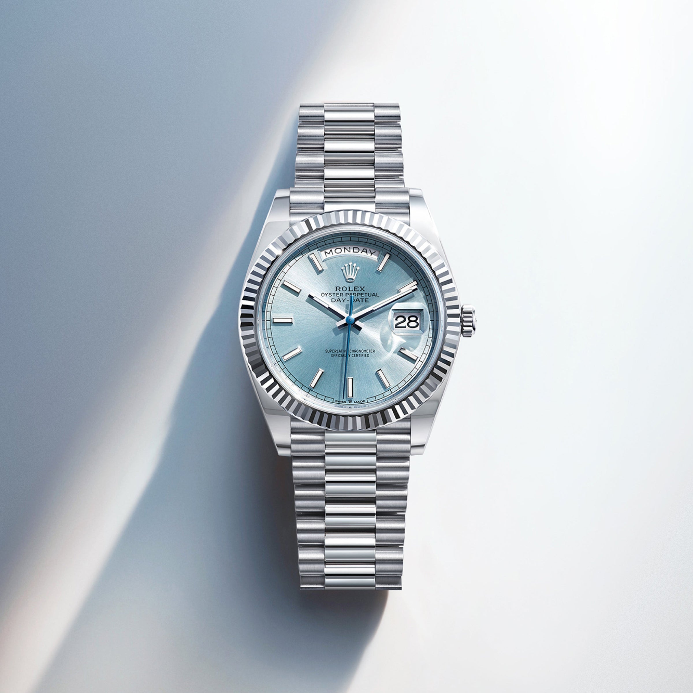 Rolex Day-Date in Platinum, M128236-0018 - Weston Jewelers