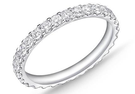 Memoire ODESSA PLATINUM ETERNITY DIAMOND BAND