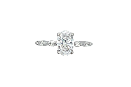 A Weston Bridal engagement ring, available at Weston Jewelers.