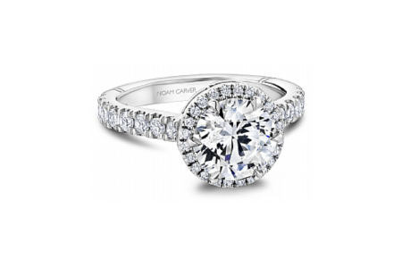 An elegant CrownRing engagement ring, available at Weston Jewelers.