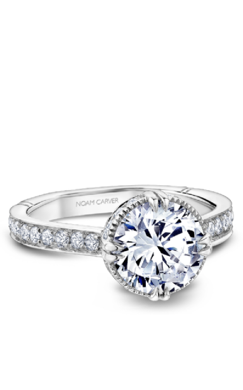 CrownRing Engagement Ring  A004-03WS-FCYA-C