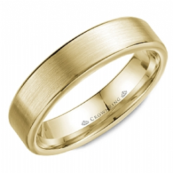 CrownRing Wedding Band  WB-9096Y-S10