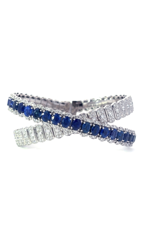 Diamond and Sapphire Cuff